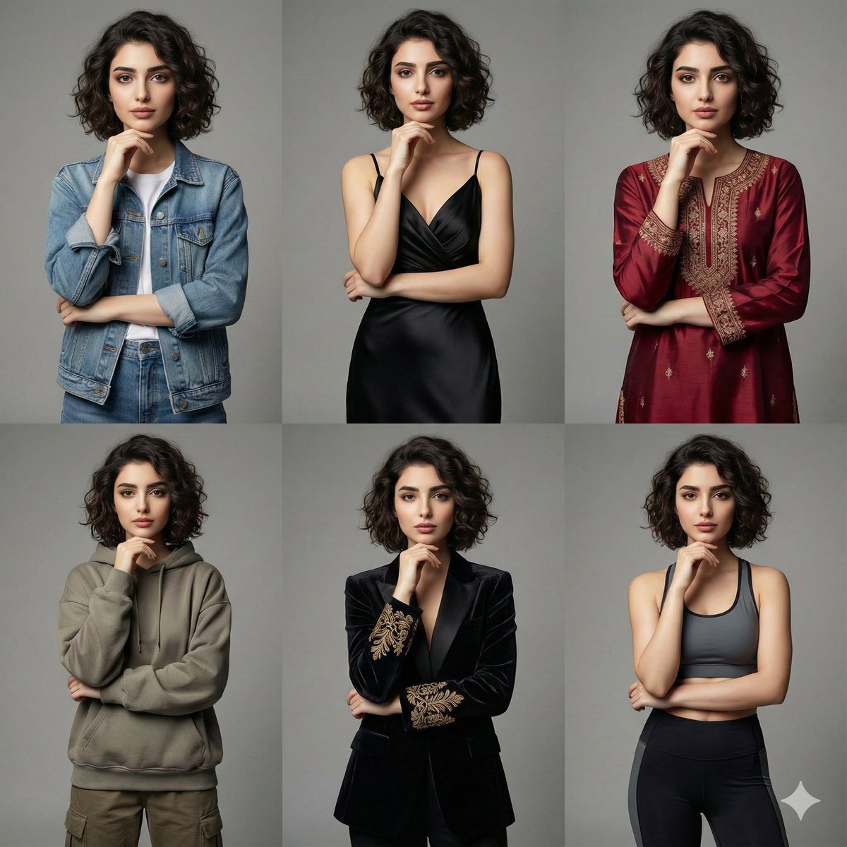 Cinematic Fashion Style Grid Chart