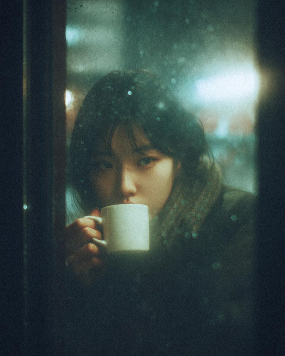 Rainy Café Night Reverie