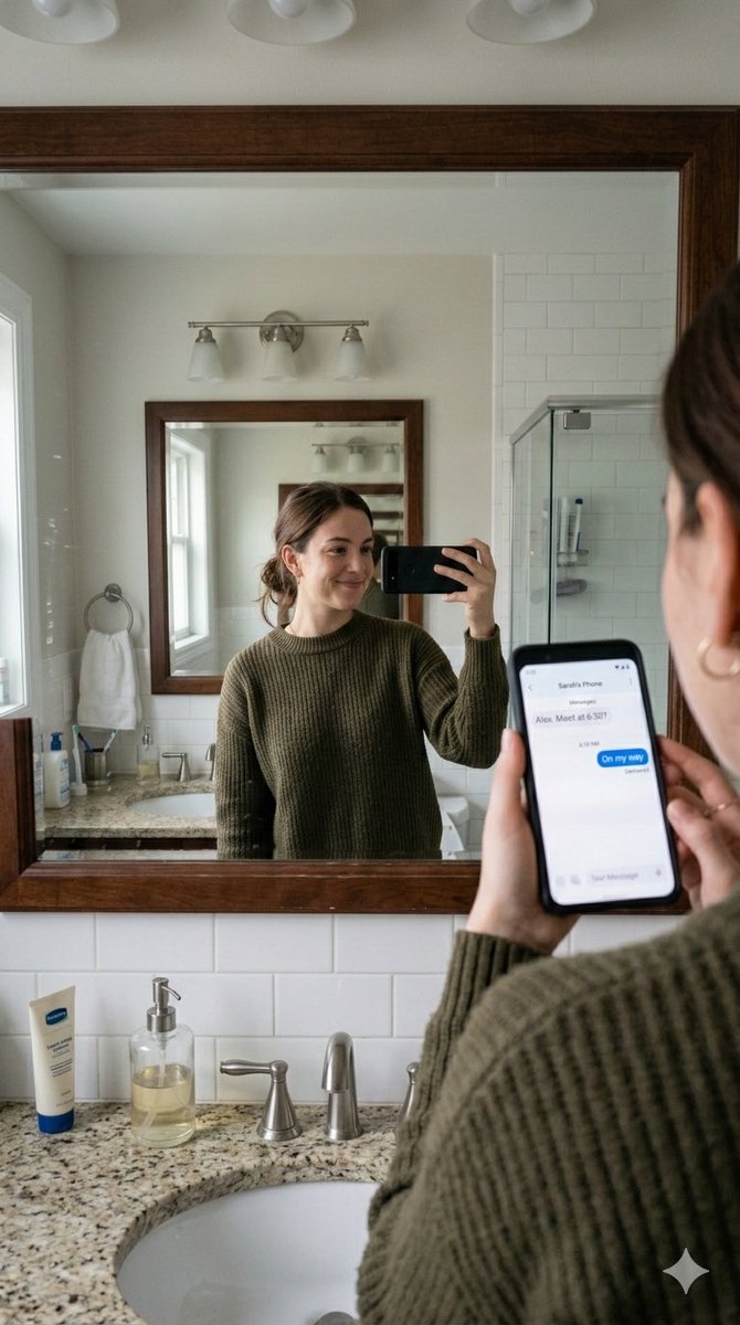 Mirror Text Mystery Date