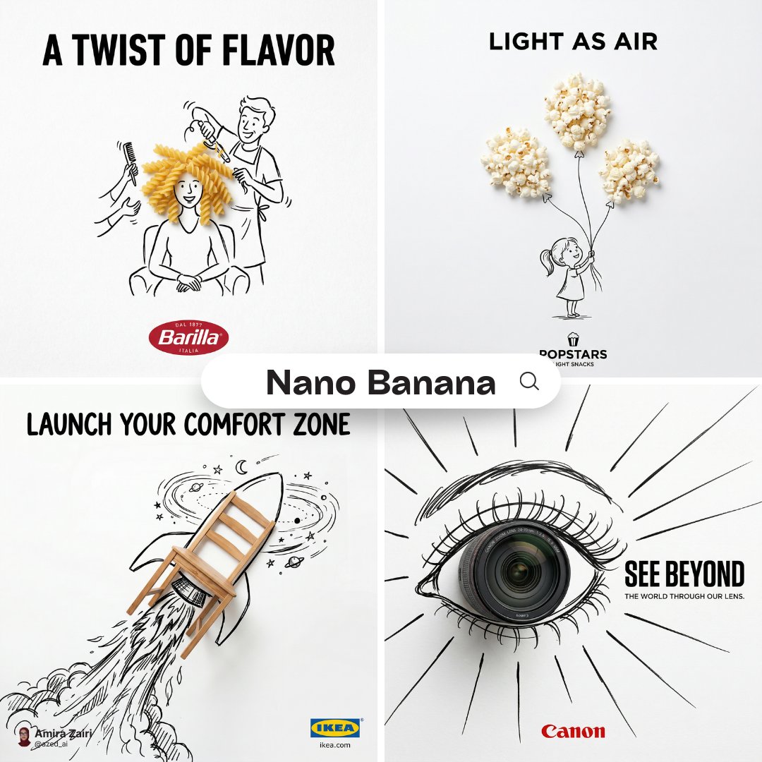 Minimalist Doodle Creative Ad Design