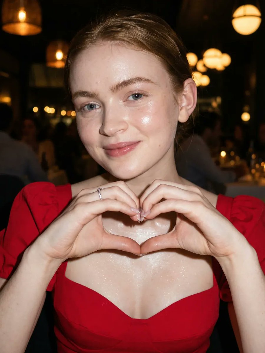 Restaurant Heart Gesture Portrait