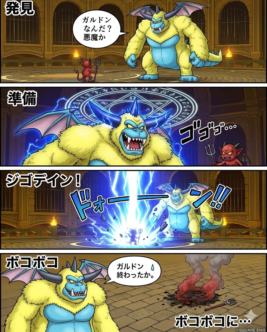 Galdoton vs Demon Comic