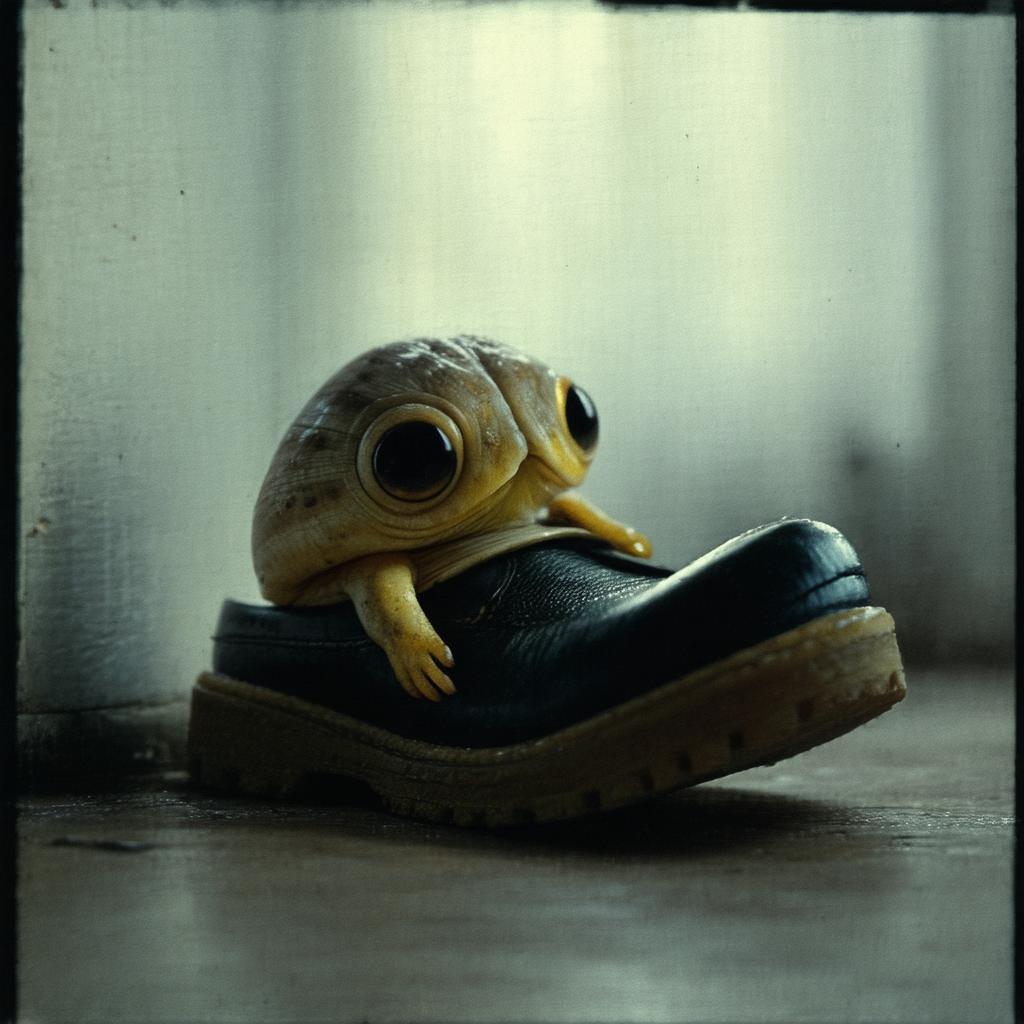 Marcel the Shell in Film Noir Grain