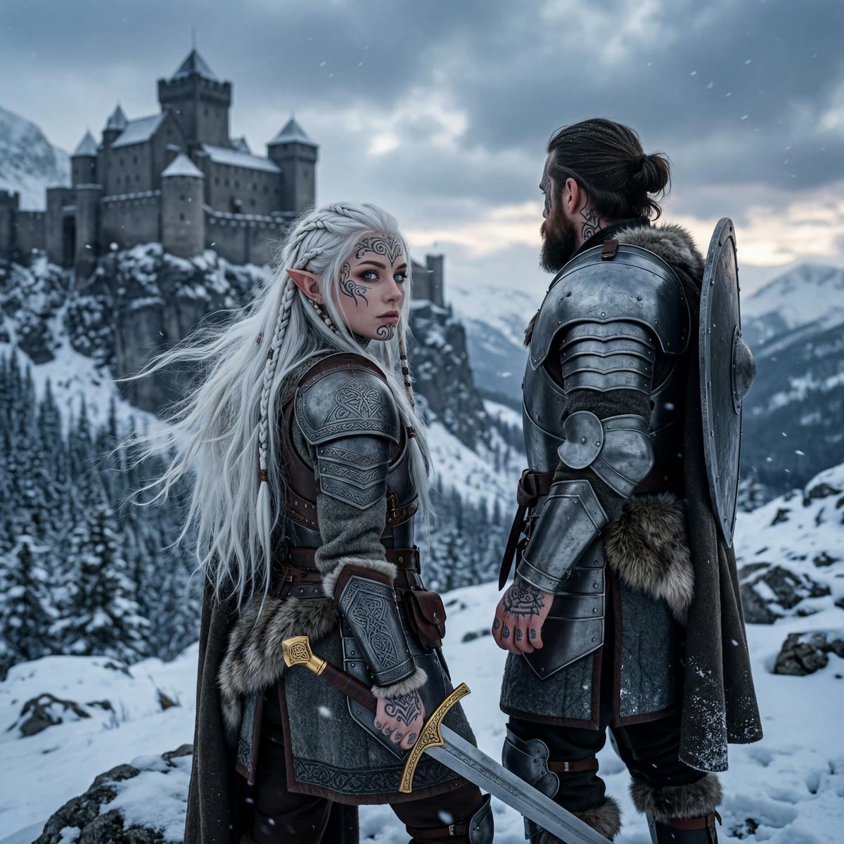 Snow Elven Warriors