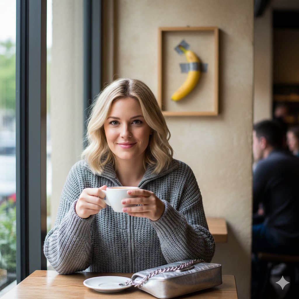 Café Banana Art Portrait