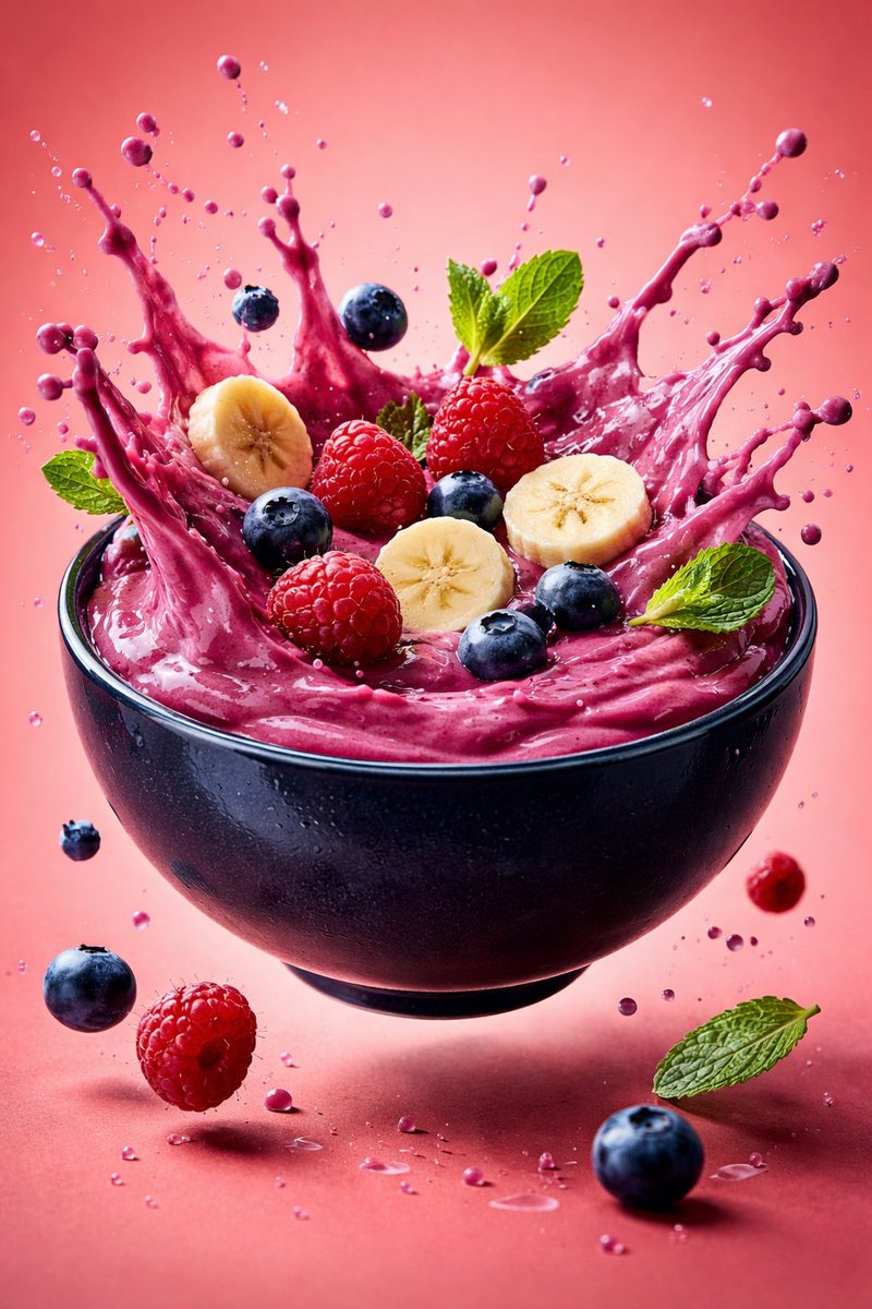 Berry Smoothie Splash Bowl