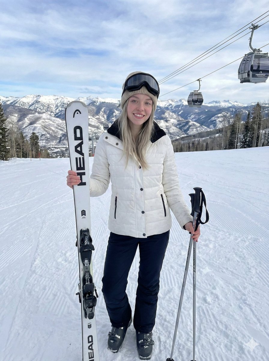 Ski Slope Beauty Portrait