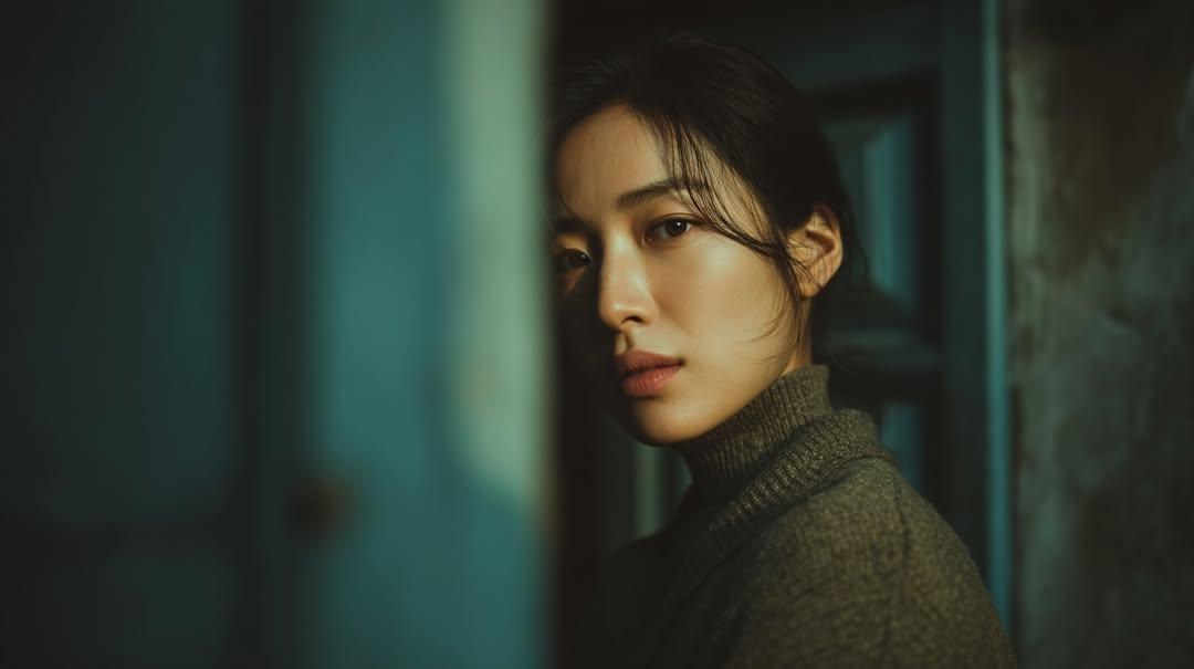 Cinematic Sunset Side Portrait