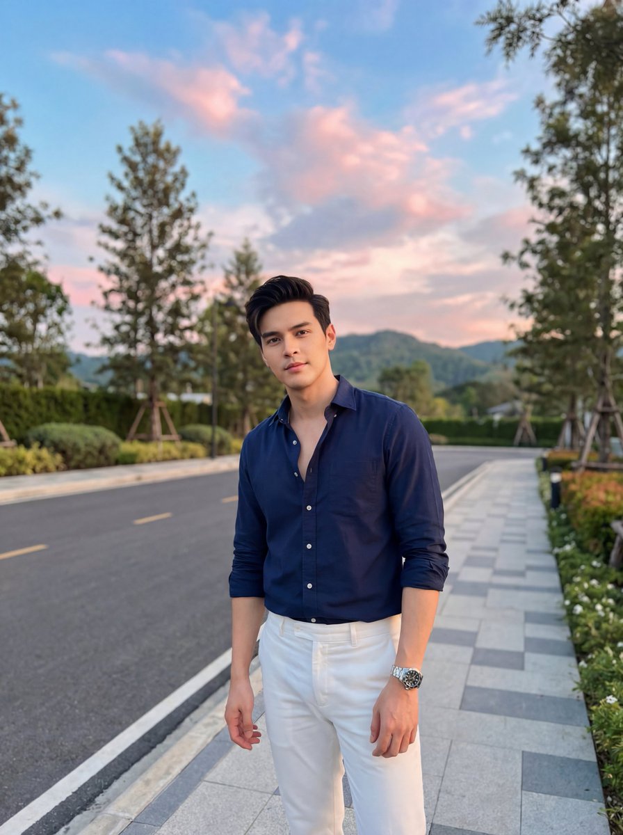 Sunset Gentleman Street Style