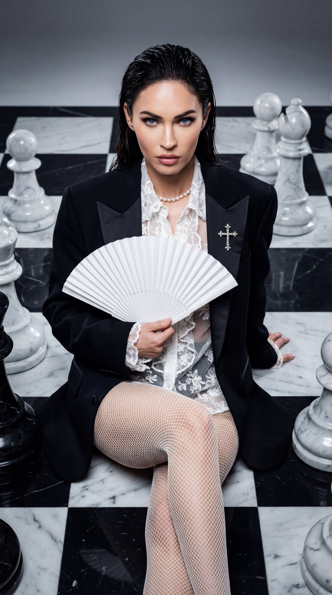 Chess Queen Fashion Editorial