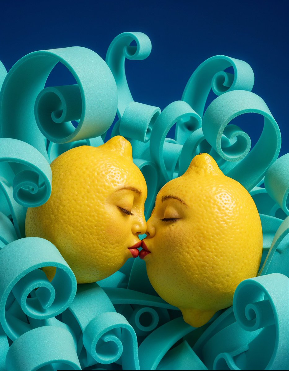 Lemon Lovers' Sweet Embrace