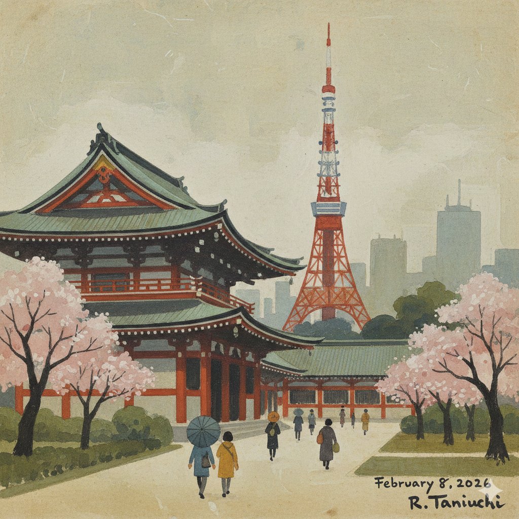 Zojoji Temple Taniuchi Art