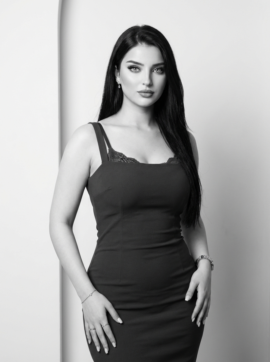 Classic Black White Confidence