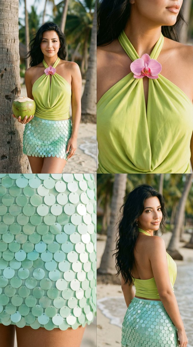 Tropical Beach Fashion Editorial