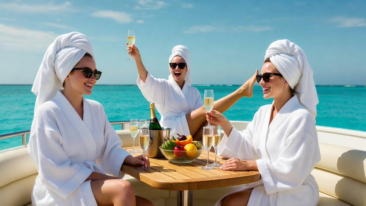 Luxury Yacht Spa Day Vibes