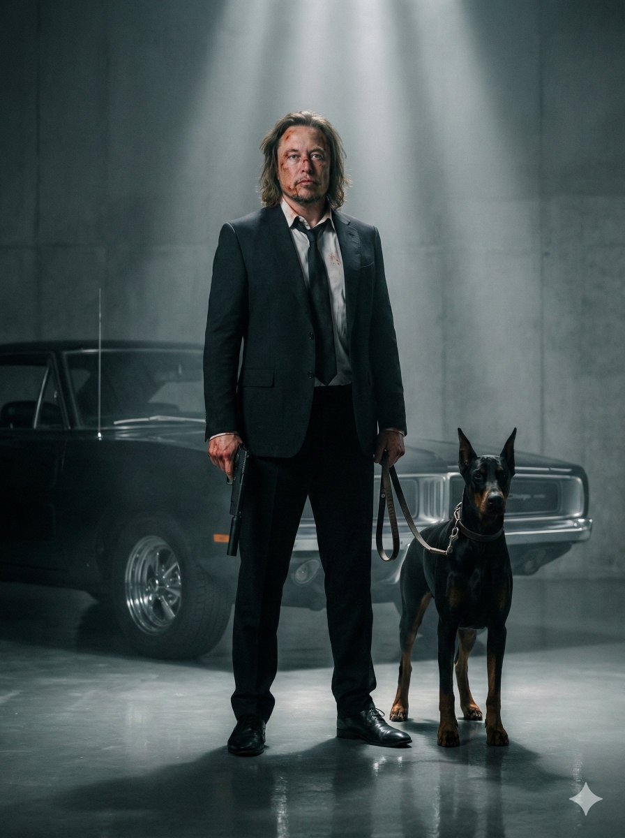 Hitman and Doberman Noir