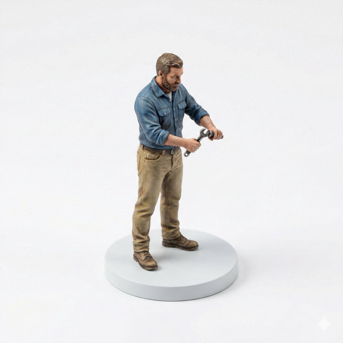 Miniature Isometric Character Model Design
