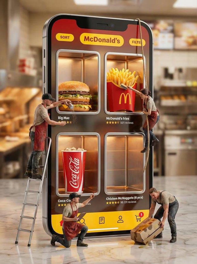 McDonalds Creative Ad Scene