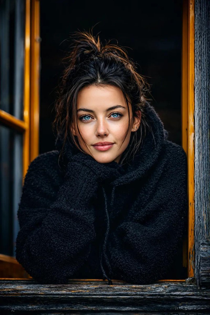 Cinematic Window Portrait