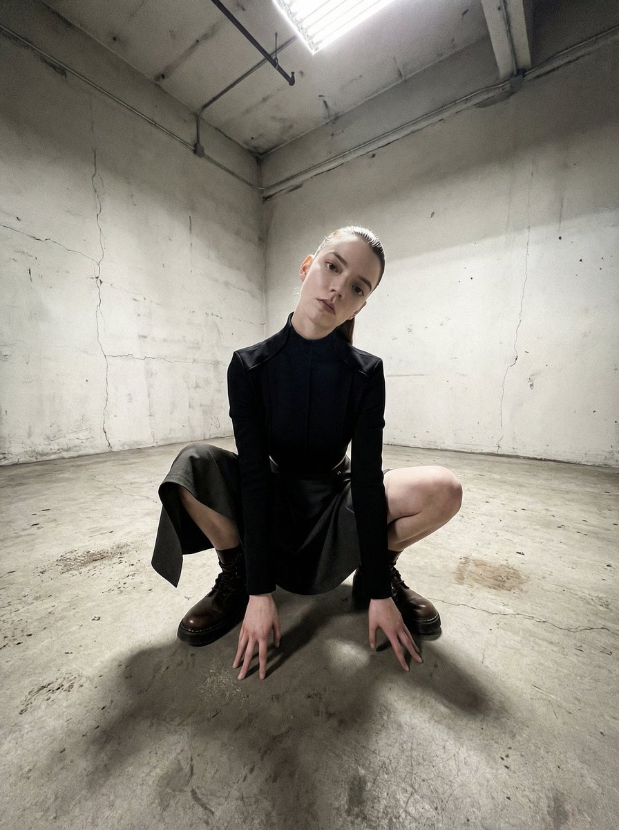 Emma Watson Unsettling Mirror Hall Crouch