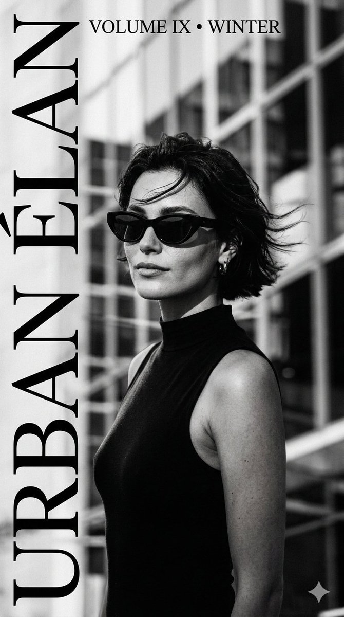 Urban Fashion Magazine Cover Portrait