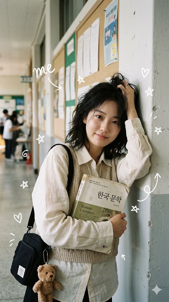 Cinematic Schoolgirl Portrait