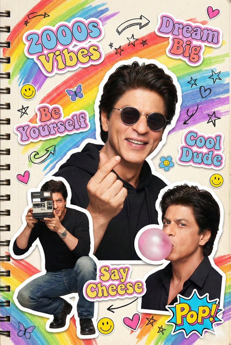 Vibrant 2000s Scrapbook Collage Art