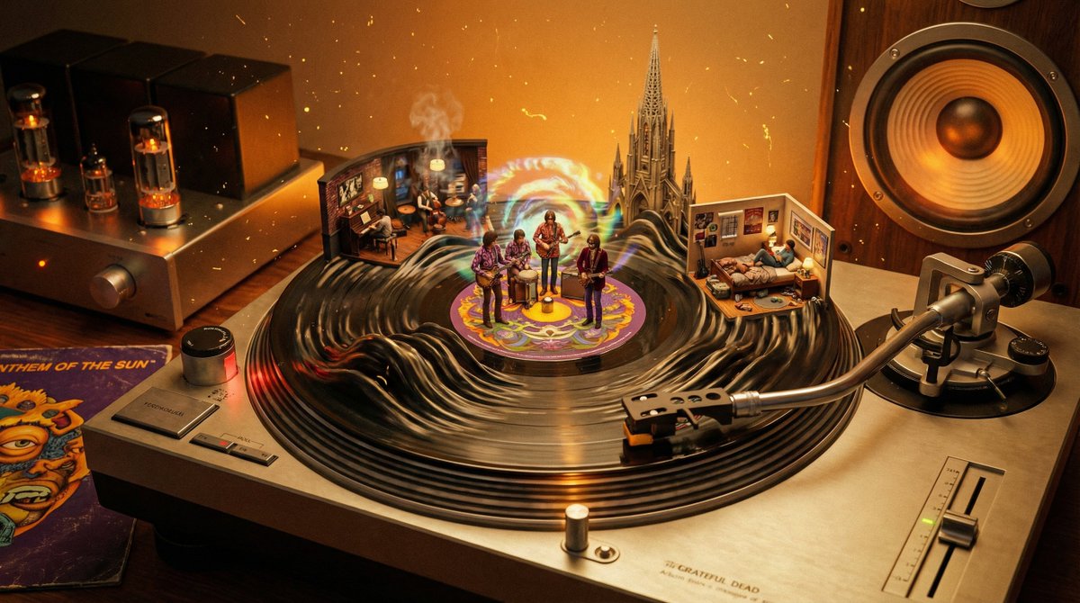 Vinyl Record Music Visualization