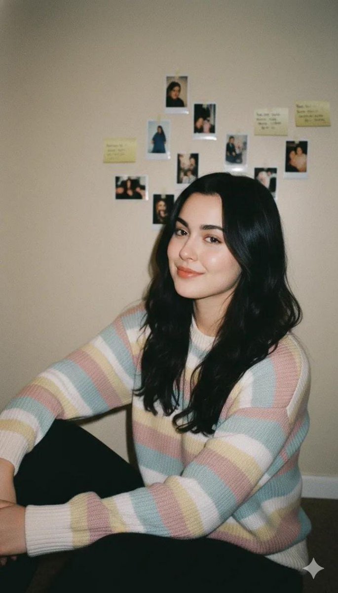Cozy Vintage Film Aesthetic Portrait