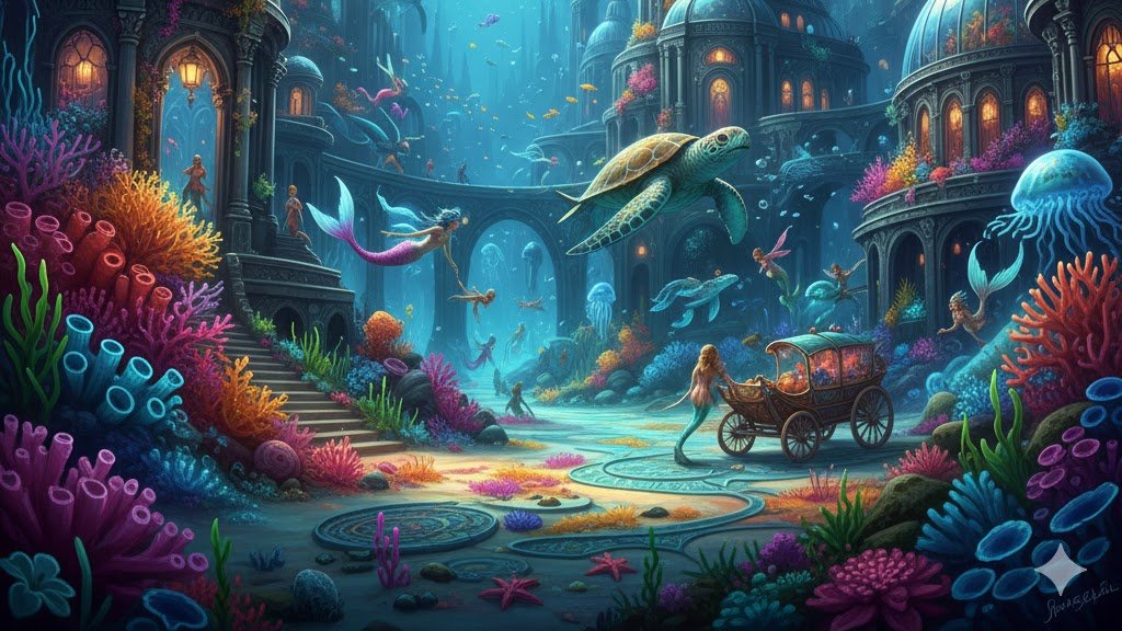 Alien Worlds And Underwater Cities