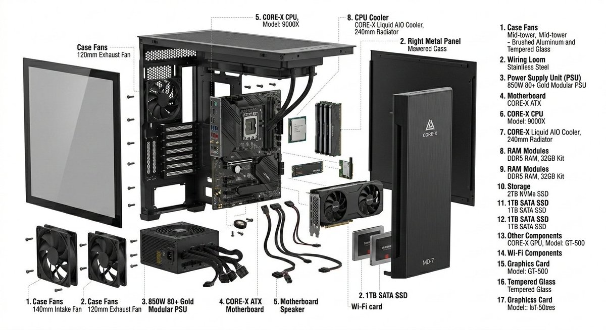 Precision Product Exploded View