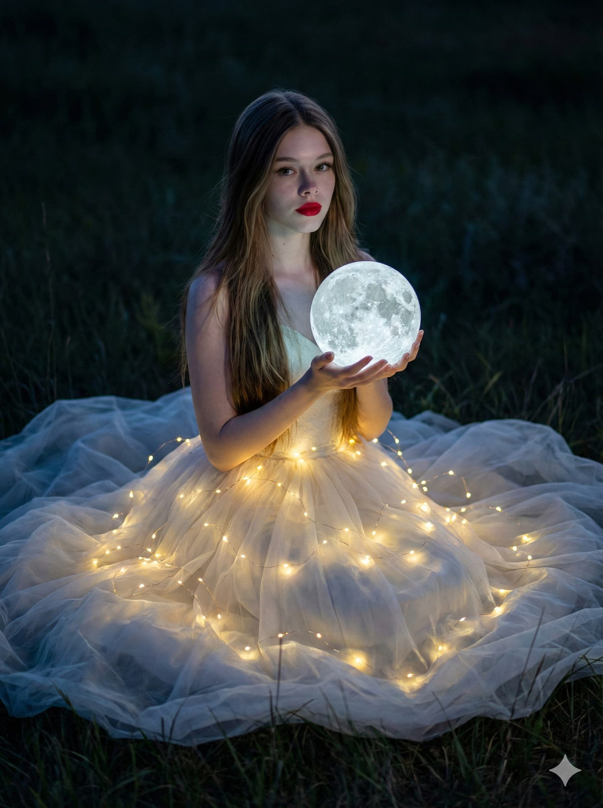 Ethereal Moonlit Fantasy Portrait
