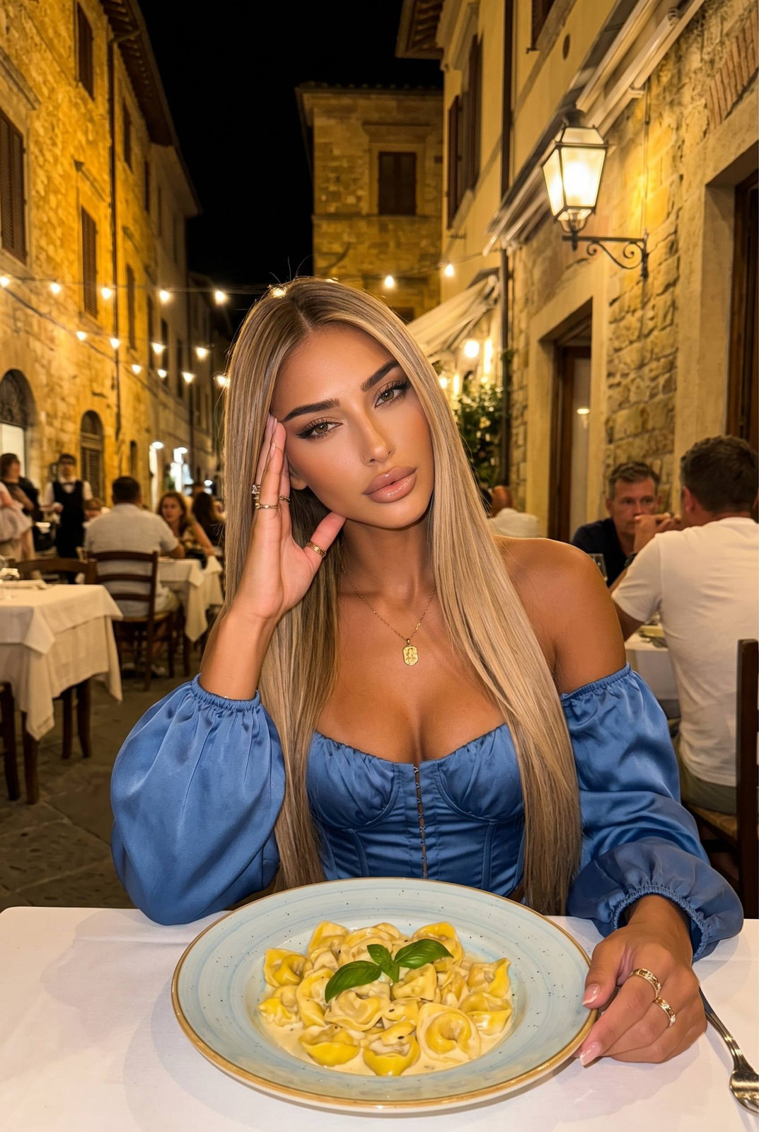 Italian Night Portrait iPhone Shot