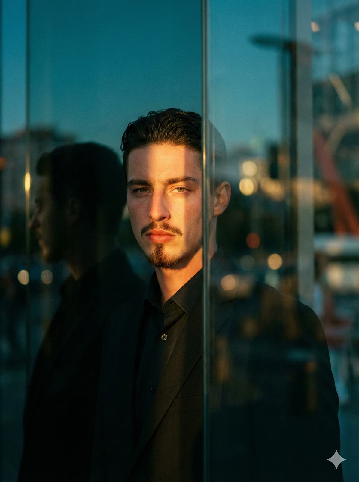 Cinematic Portrait In Golden Light