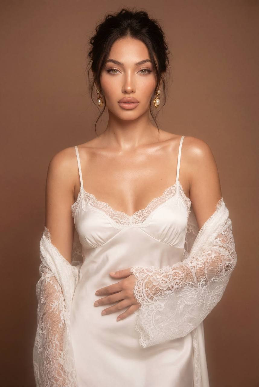 Soft Focus Warm Studio Portrait
