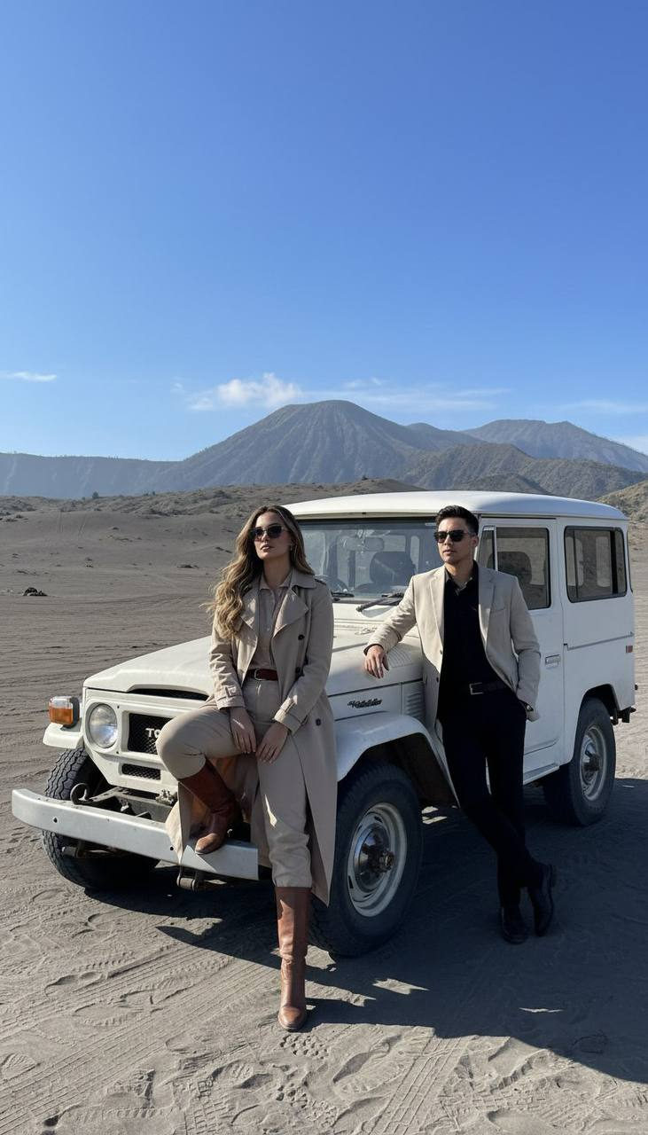 Bromo Desert Couple Adventure Shoot