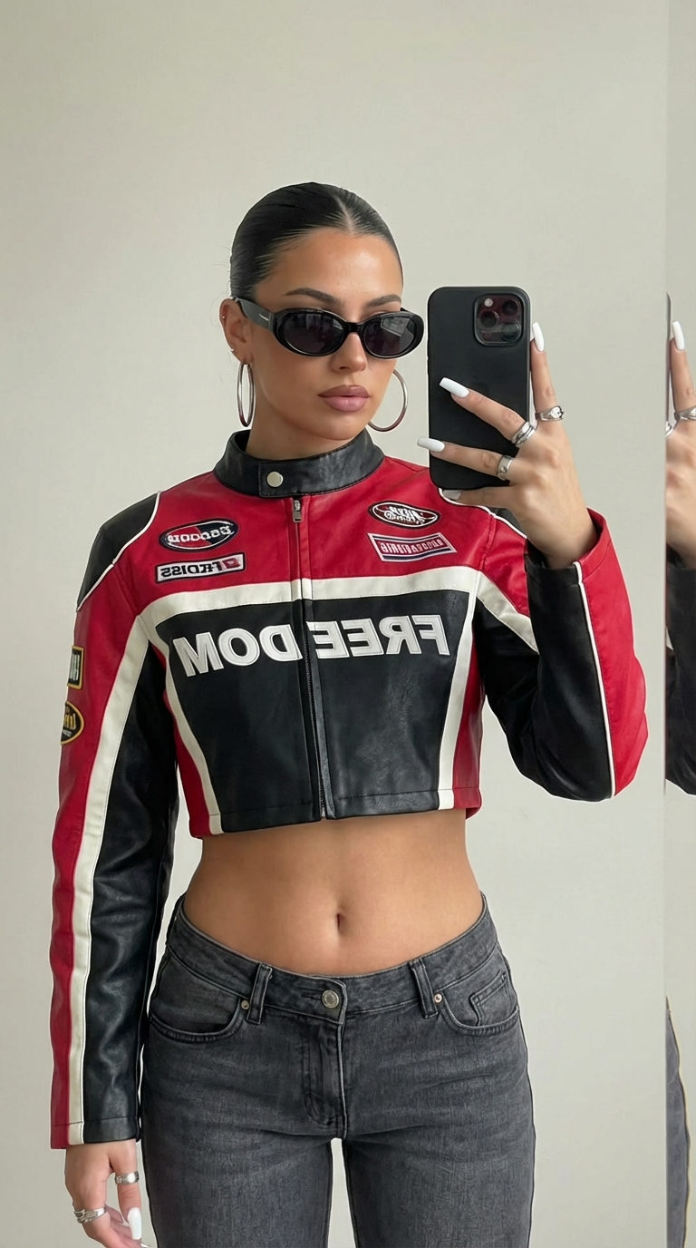 Racing Jacket Selfie Style