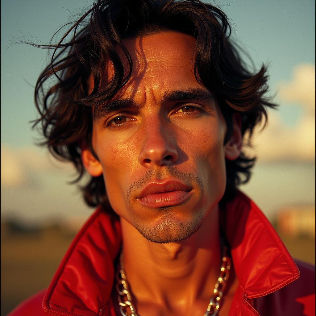 Ben Stiller Portrait in Vivid Velvia Color