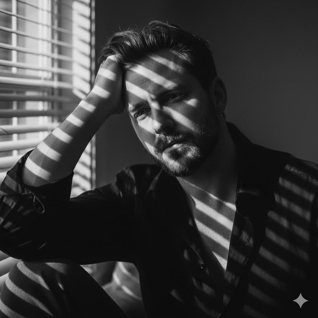 Moody Window Light Portrait