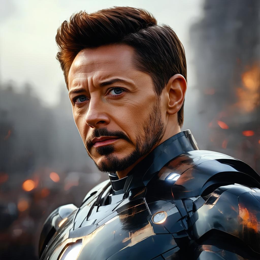 Vladimir Zelensky in Iron Man Armor