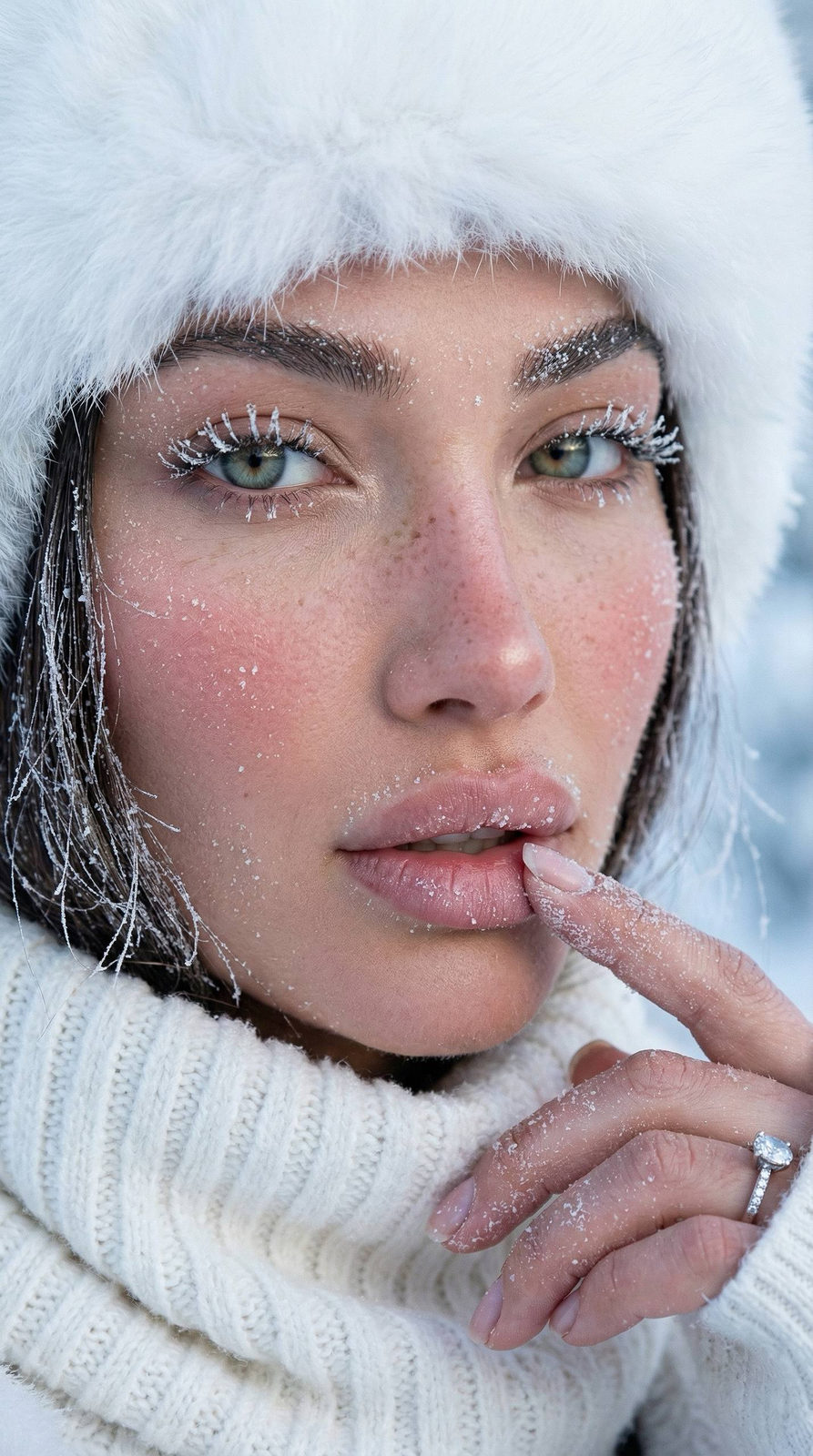 Frost Beauty Portrait