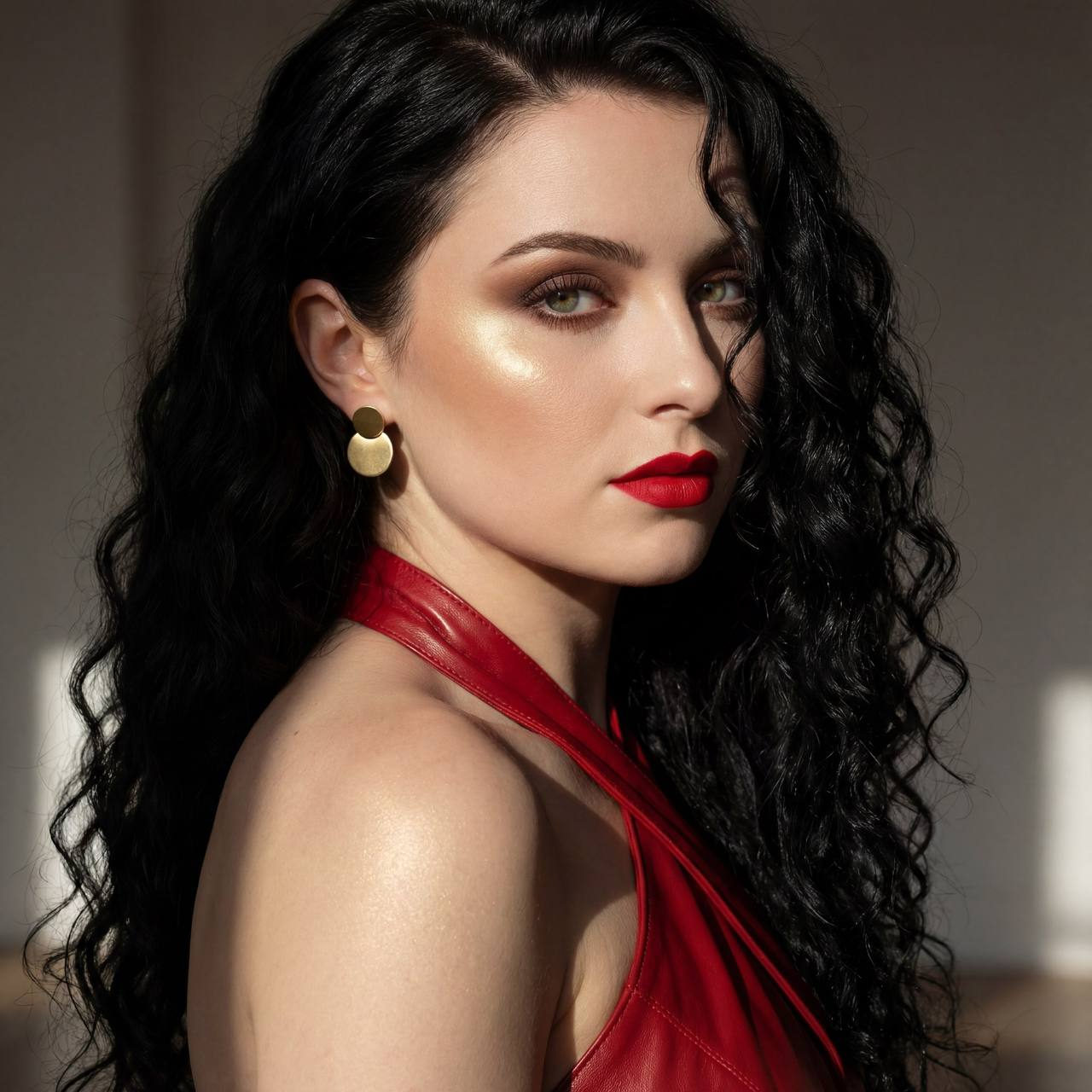 8K Dramatic Light Beauty Portrait