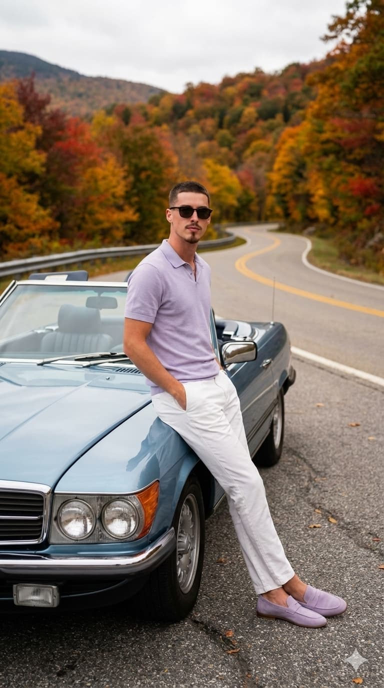 Autumn Mercedes Gentleman Portrait