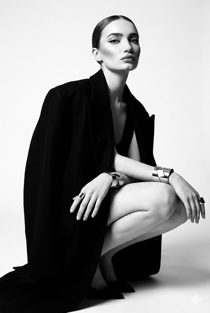 High-Contrast Fashion Editorial