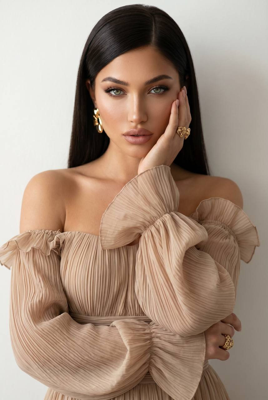 Elegant Studio Portrait Glow