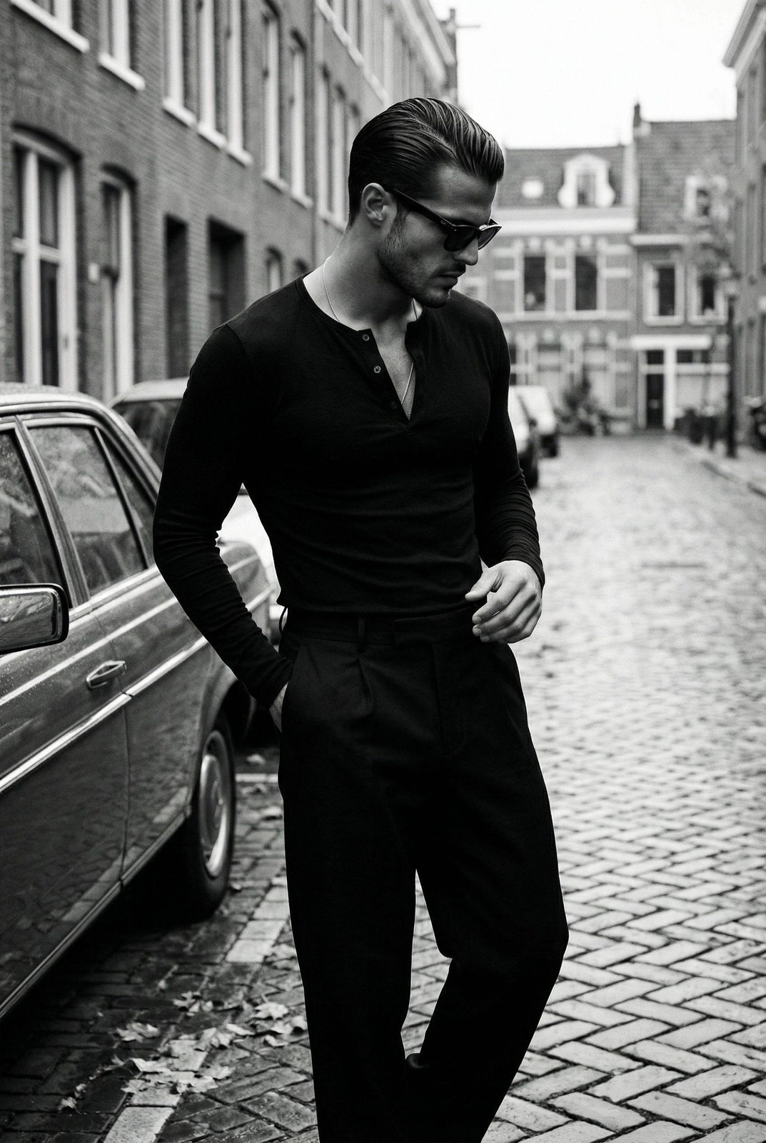 Monochrome Street Elegance