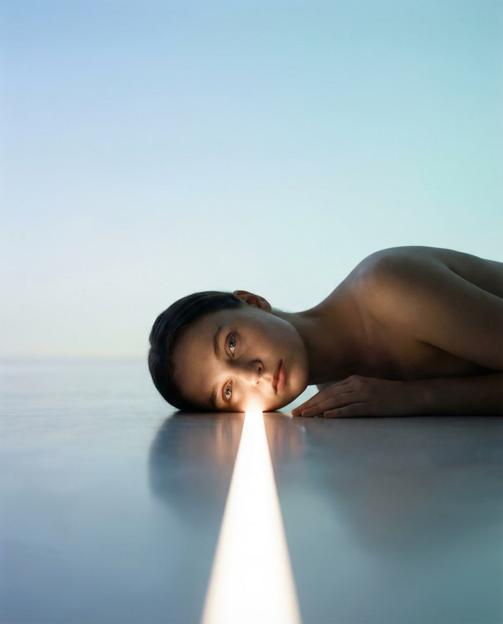 Surreal Minimalist Light Portrait