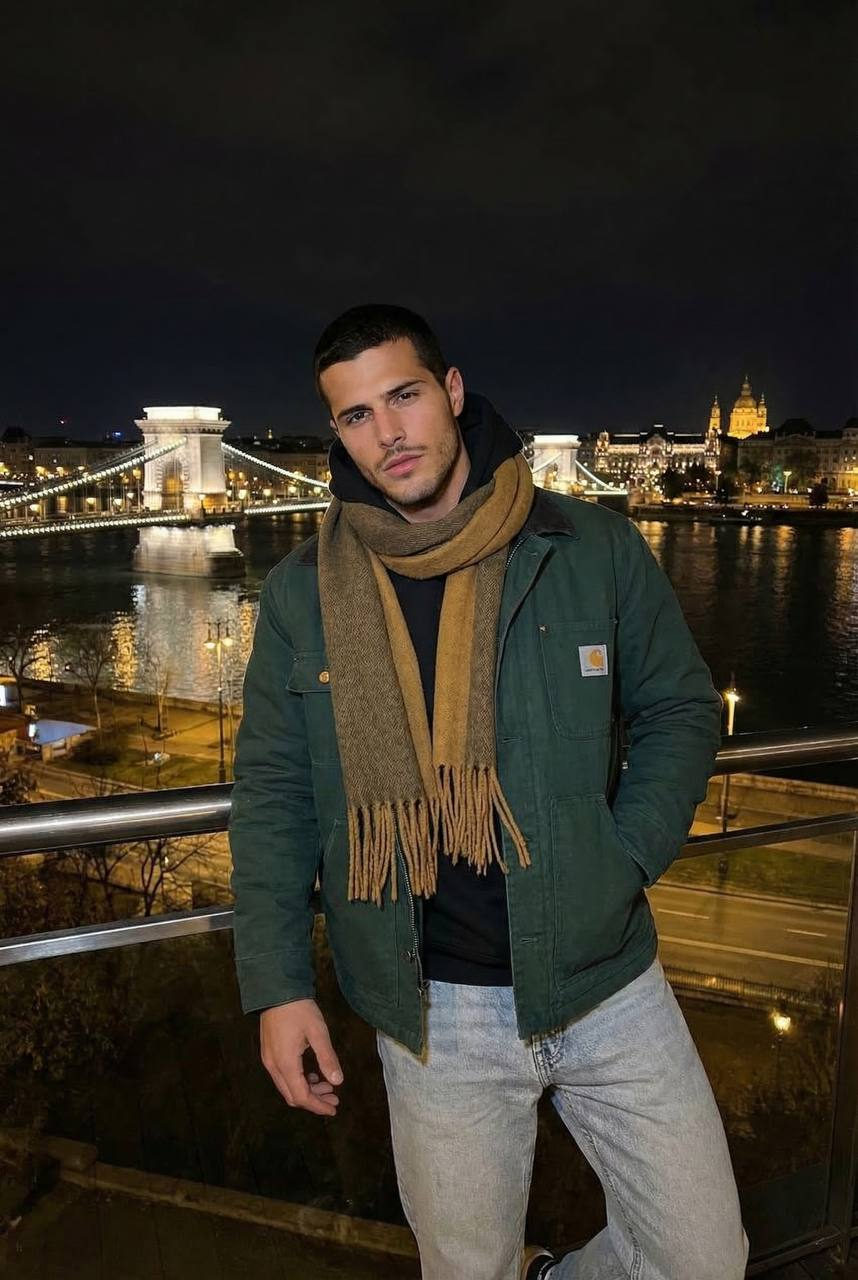 Night Bridge Portrait
