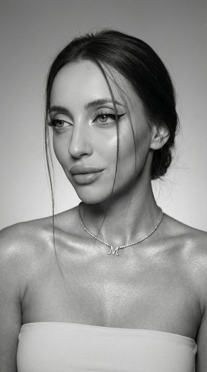 Cinematic BW Fashion Portrait