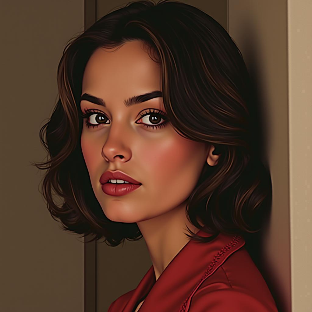Ana De Armas on a Twin Peaks Poster